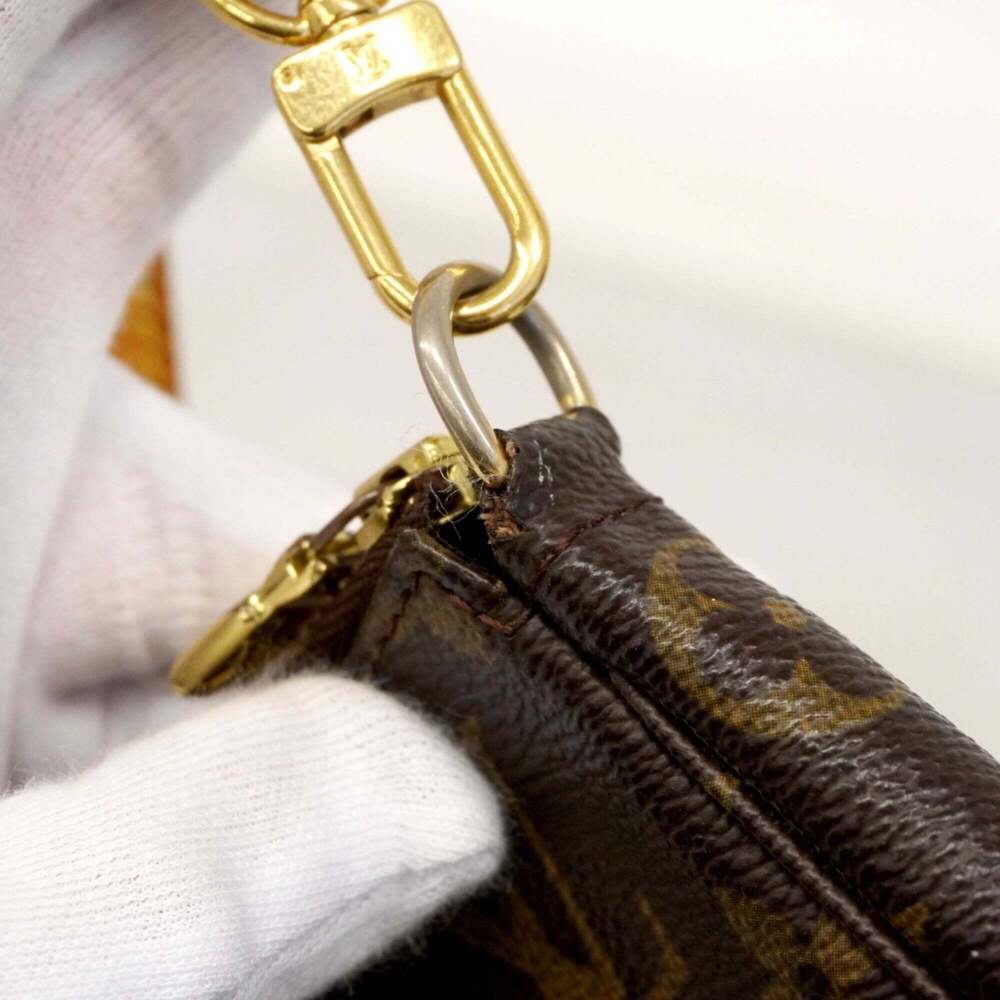 LOUIS VUITTON Brown Monogram Pochette Pouch - Picture 6 of 11